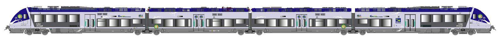 LS Models LS10897S - H0 - 4-tlg. Triebzug AGC 4 Bretagne, SNCF, Ep. VI - AC-Sound